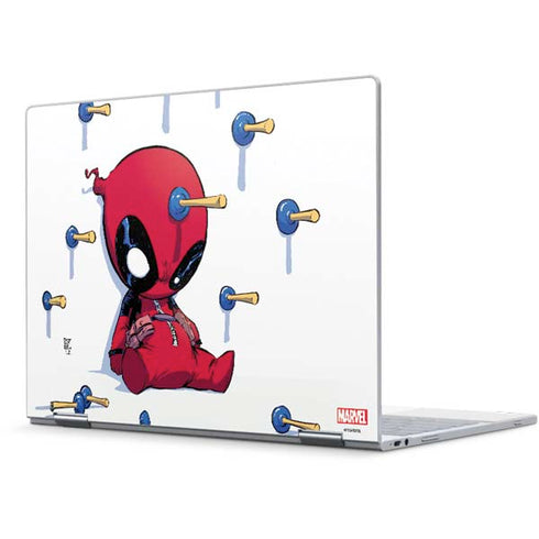 Marvel Deadpool Babypool Playing Pixelbook Skin